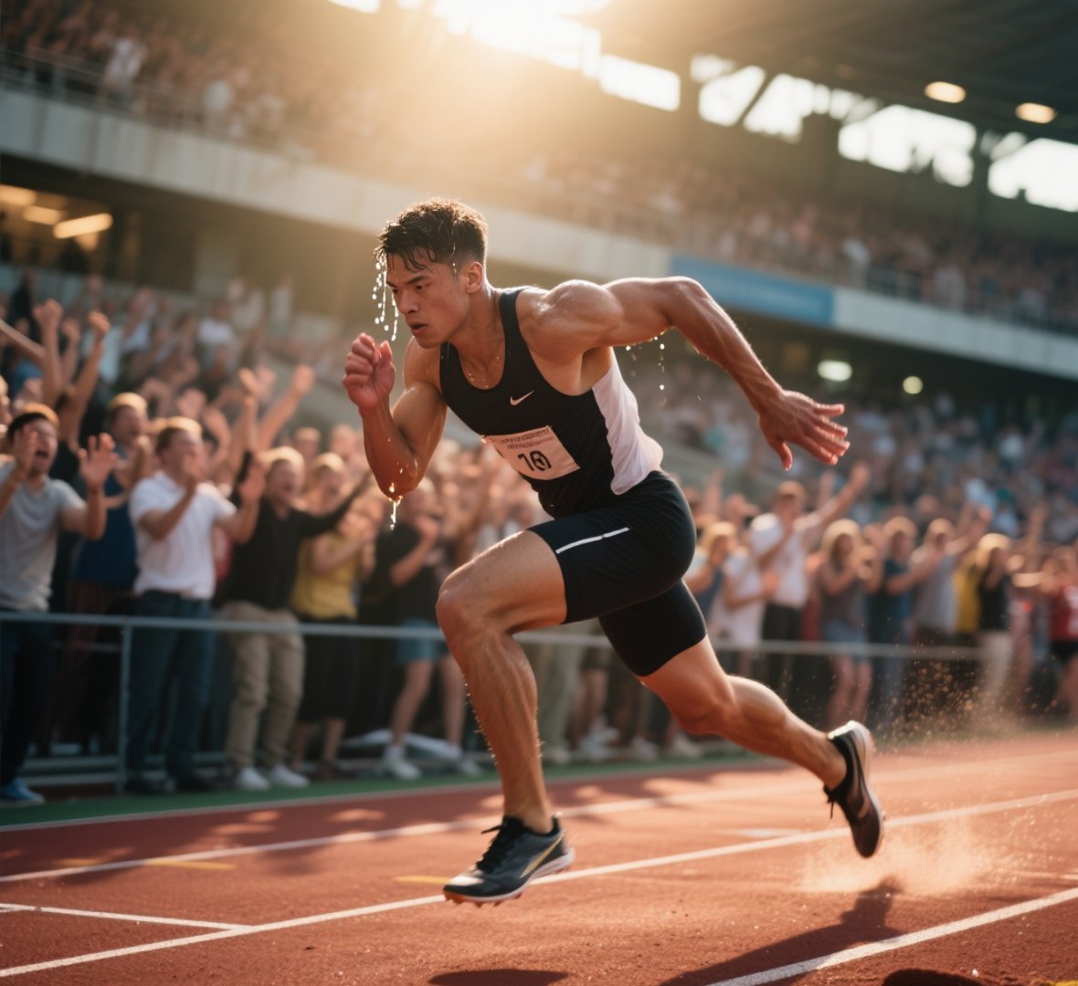 全力以赴！运动员们奋勇拼搏